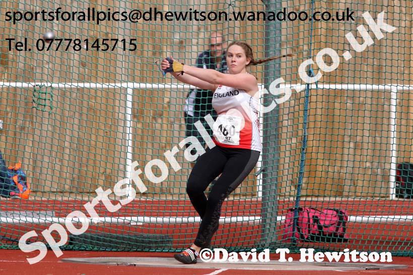 Womens under-17s hammer, Northern Under-13s, U-15s and 17s Championships. Photo: David T. Hewitson/Sports for All Pics